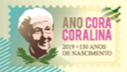 Selo comemorativo dos 130 anos de nascimento de Cora Coralina em 2019