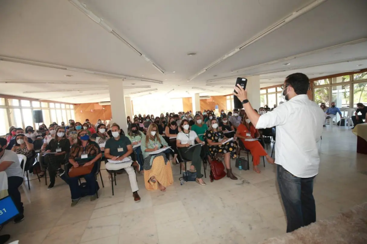 Reunião da Seduc, na cidade de Goiás