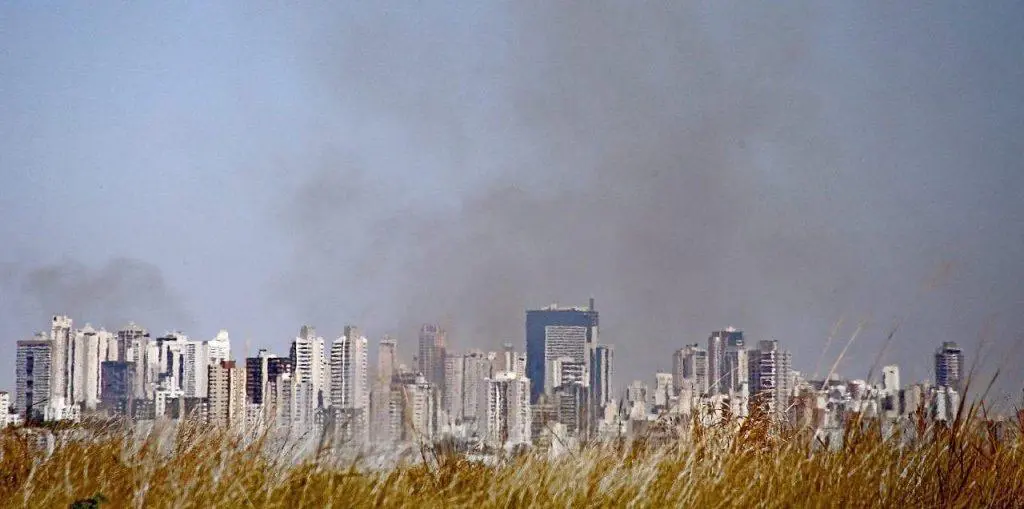 Dia quente em Goiânia baixa umidade