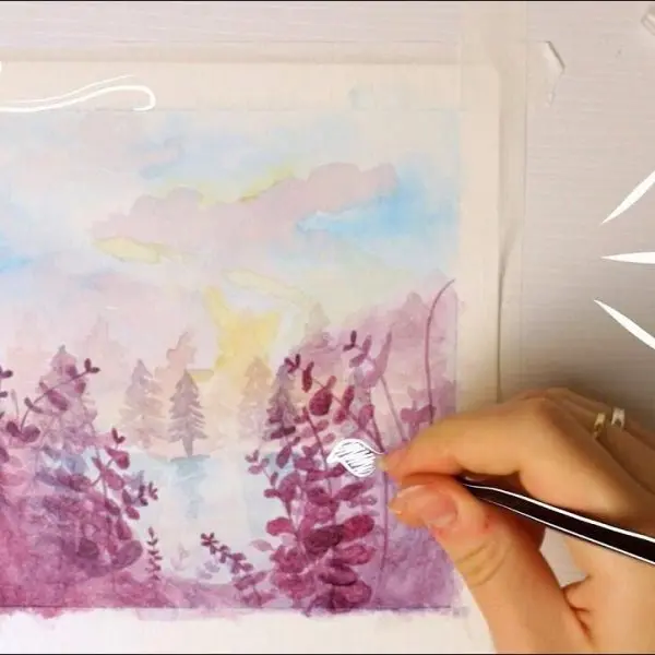 pintura em aquarela