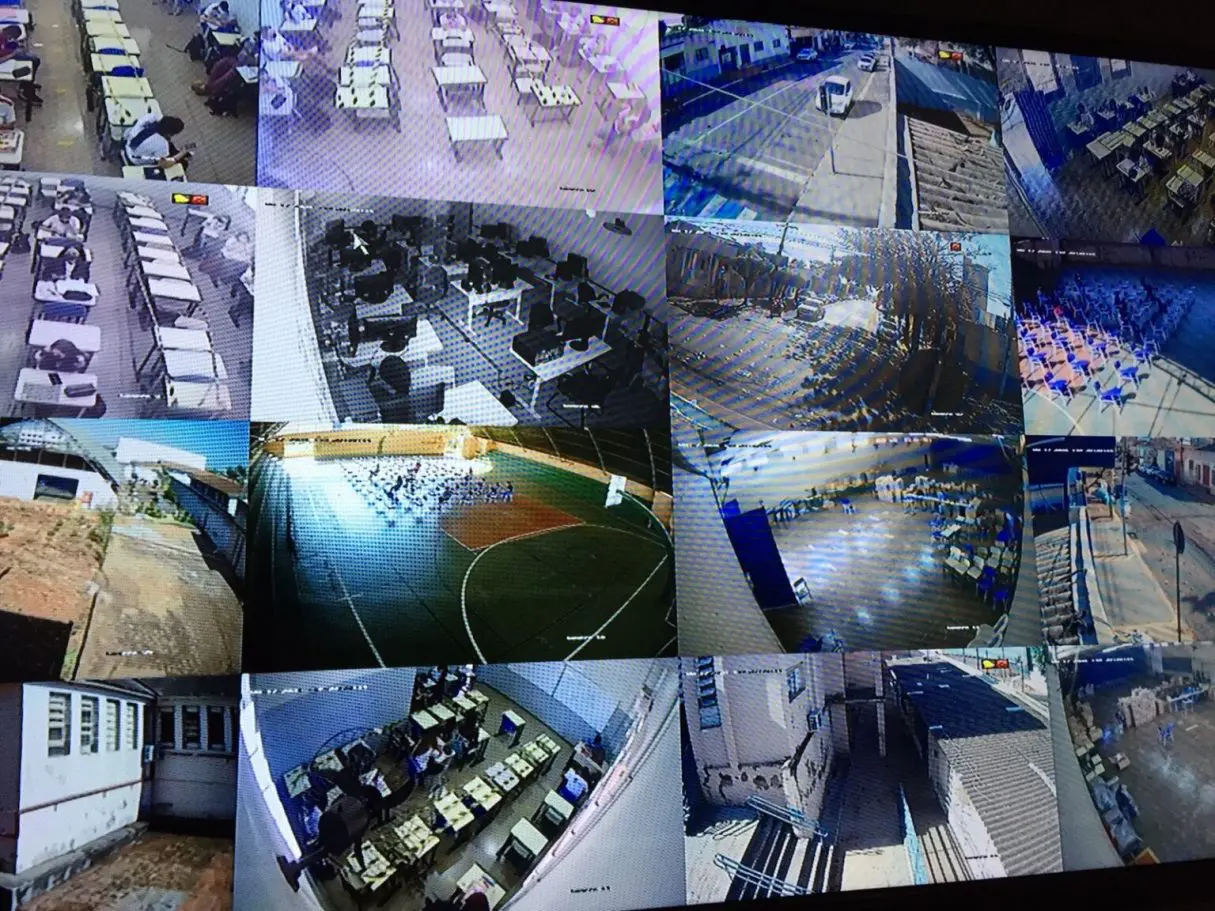 imagens de câmera de monitoramento
