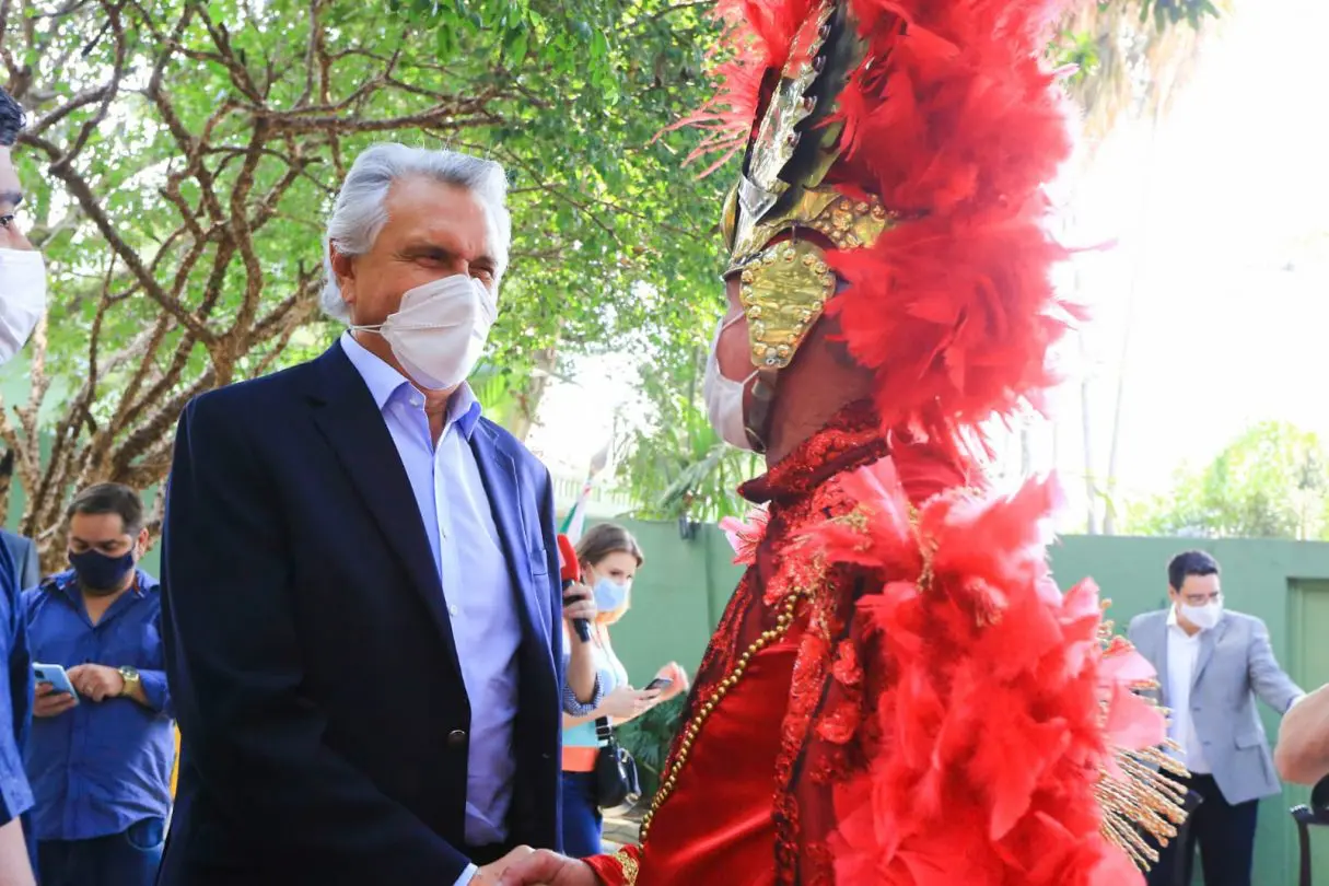 governador e cavaleiro no evento