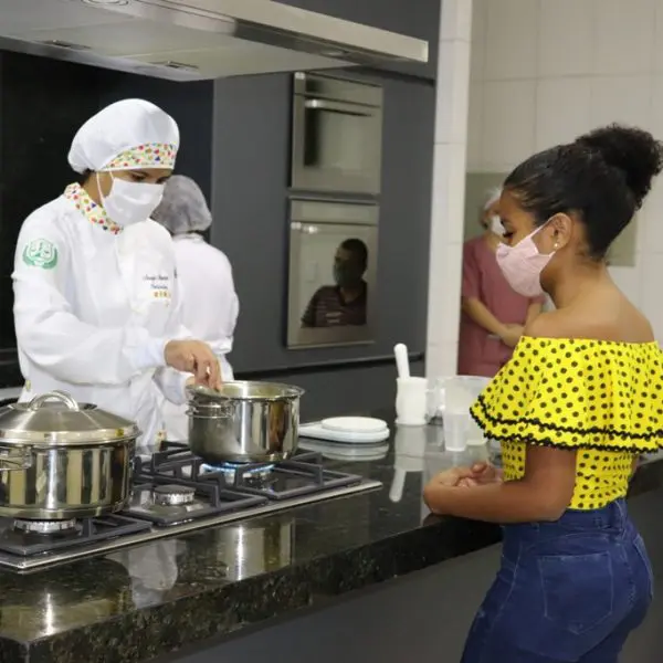 aula na cozinha experimental