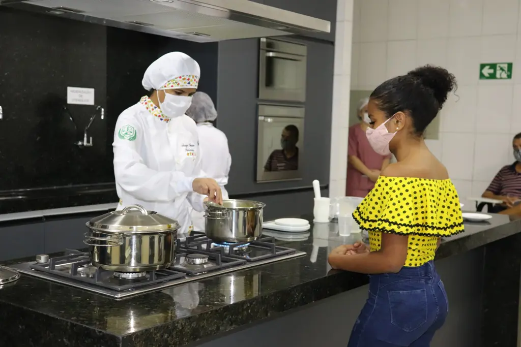 aula na cozinha experimental