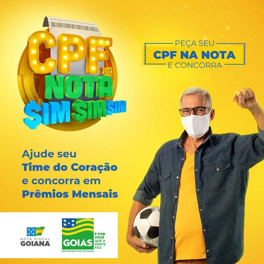 TIME GOIANO-Campanha do CPF na nota Fiscal