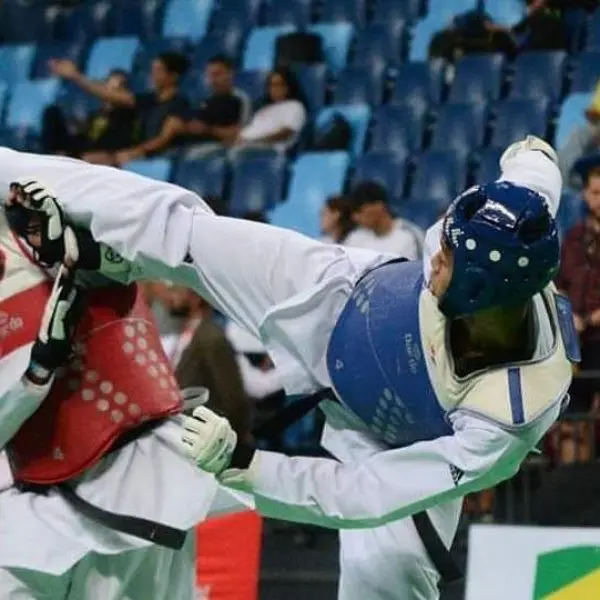 luta de taekwondo