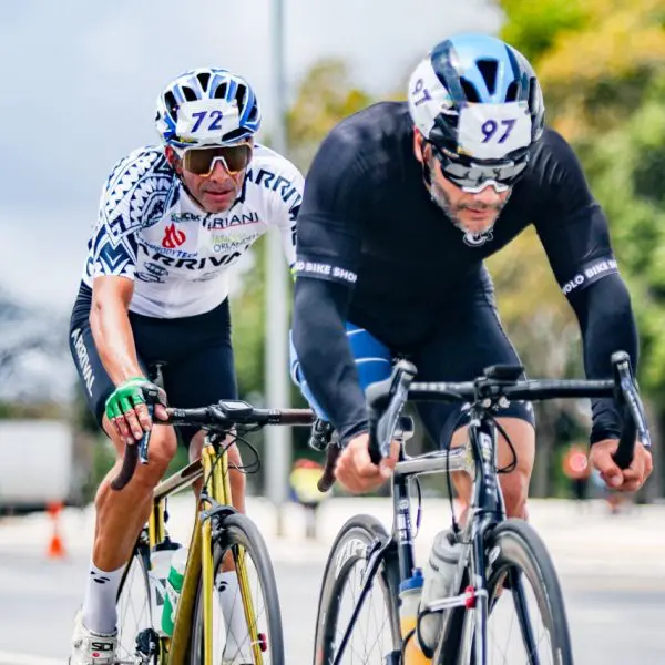 pró-atleta no ciclismo