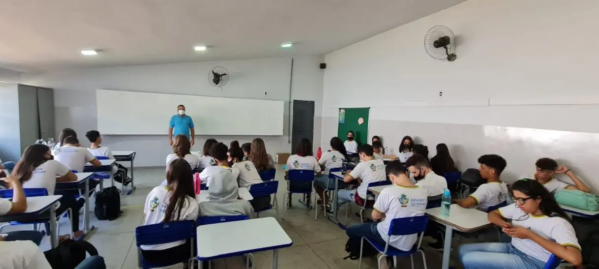 palestra do projeto Trilhas Literárias