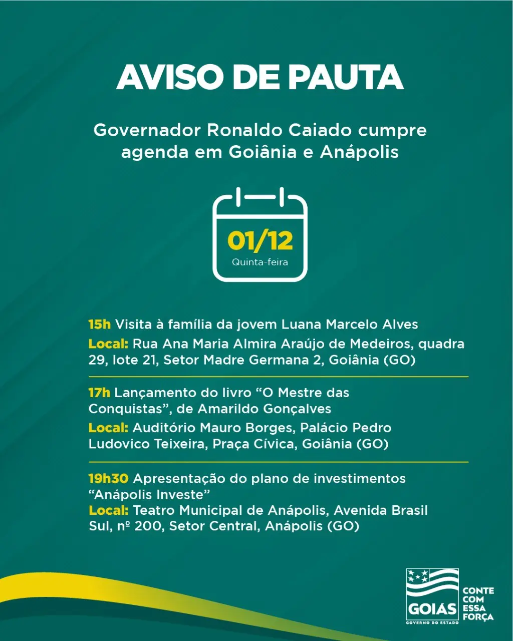 AVISO DE PAUTA 1A