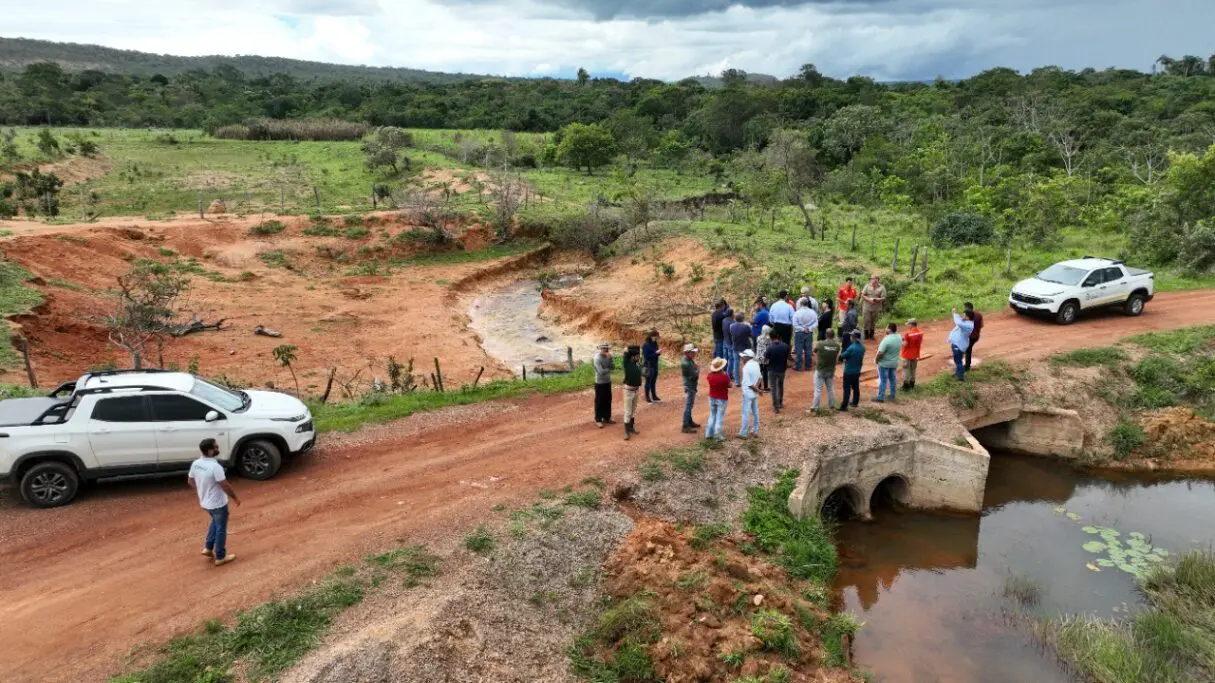 Goinfra faz obra emergencial na barragem de Água Fria