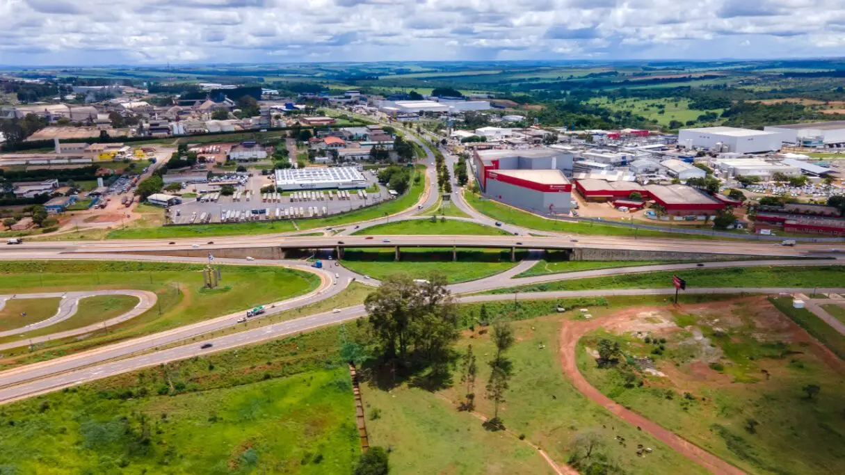 Vista aérea e panorâmica da Codegpo