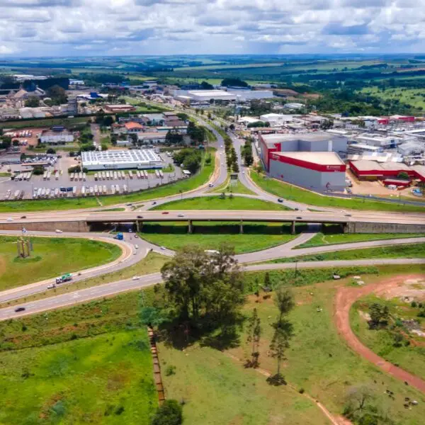 Vista aérea e panorâmica da Codegpo