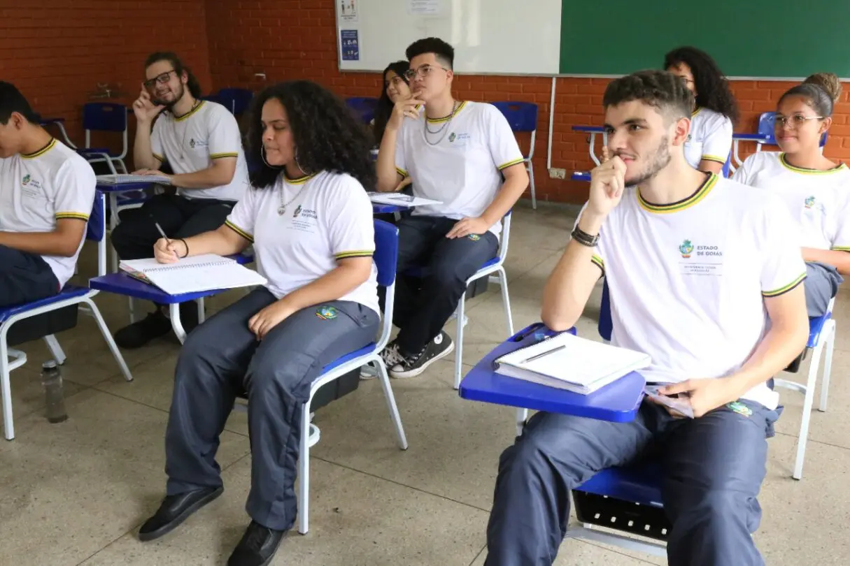 Sala de aula de escola estadual. Período de matrículas foi reaberto