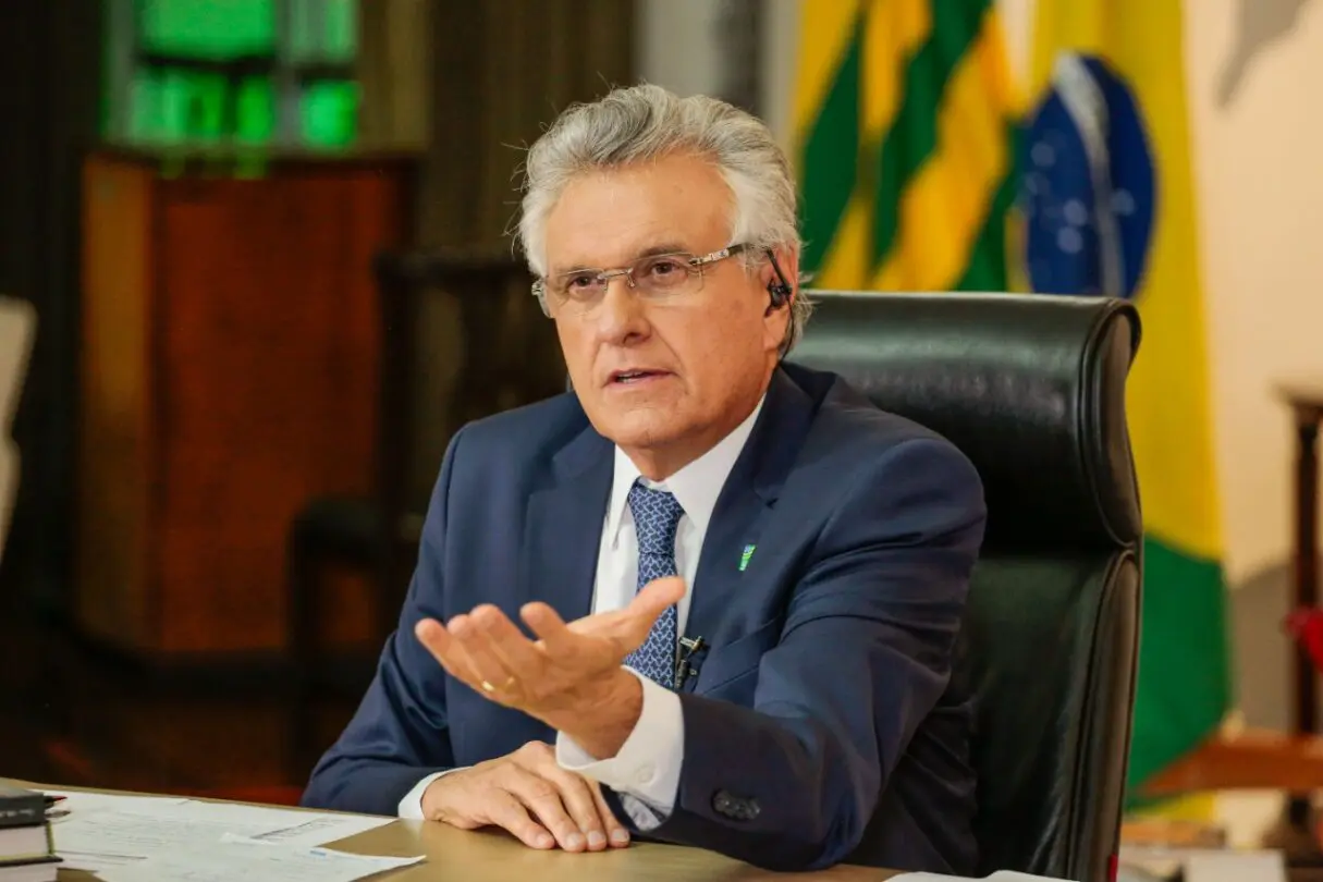 Governador Ronaldo Caiado participa da posse do novo presidente do TRE-GO