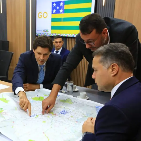 vice-governador Daniel Vilela em reunião no Ministério dos Transportes