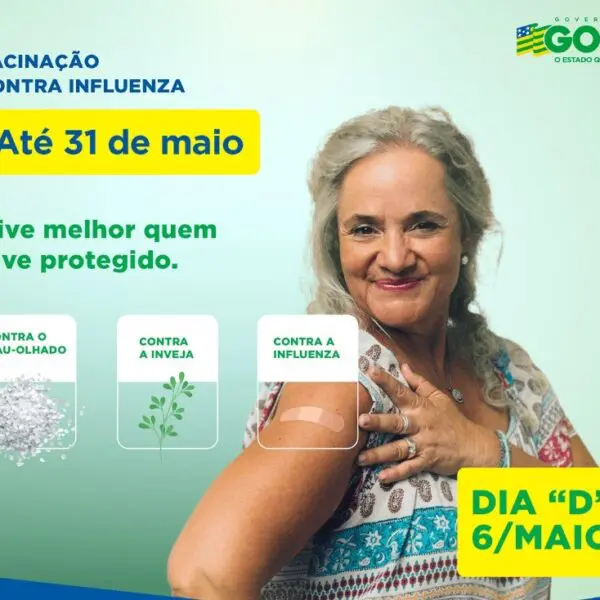 Influenza: Governo de Goiás lança campanha para divulgar vacinação