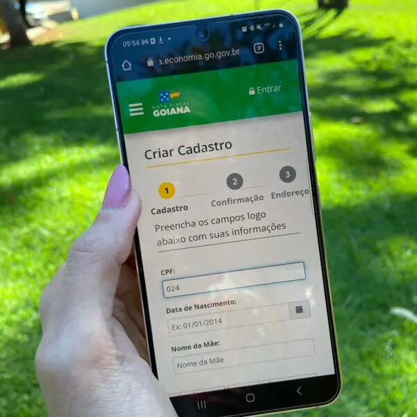 Consumidores devem se cadastrar pela internet no Programa Nota Fiscal Goiana para concorrer a prêmios mensais (Foto: Secretaria da Economia)