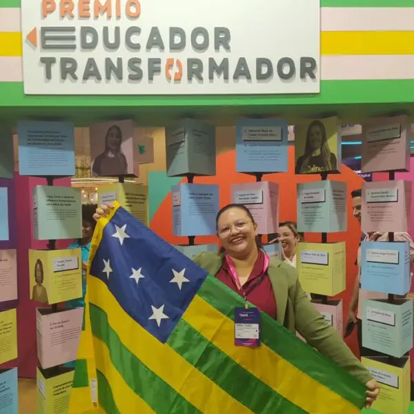 Professora que participou do Prêmio educador transformador 2023