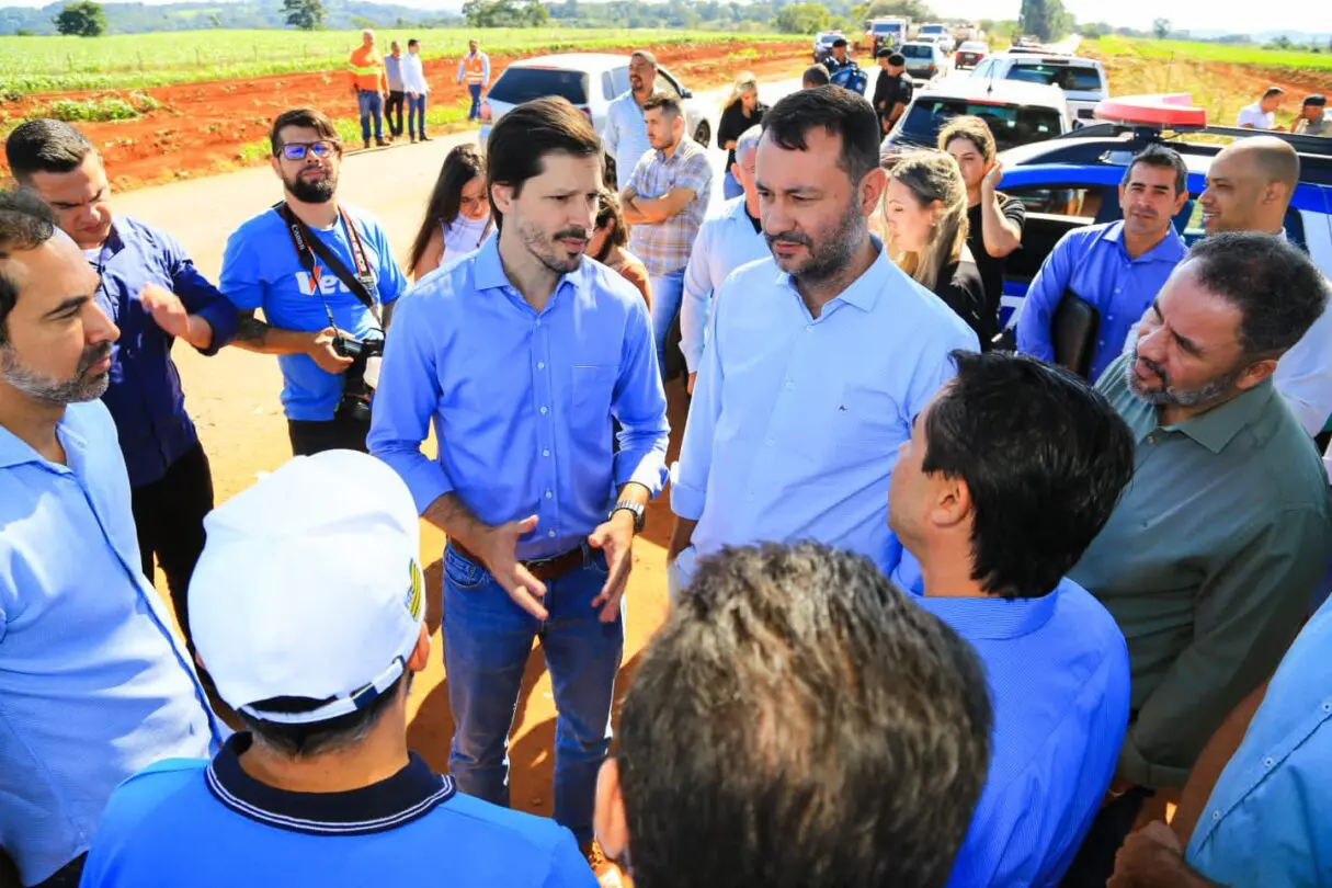 Daniel Vilela vistoria obras na GO-010 e reforça investimentos em infraestrutura