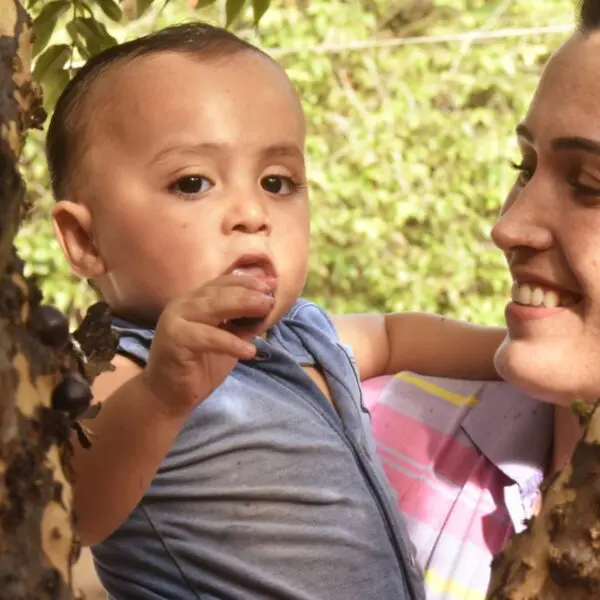 Mãe e bebê que nasceu no Hospital da Mulher