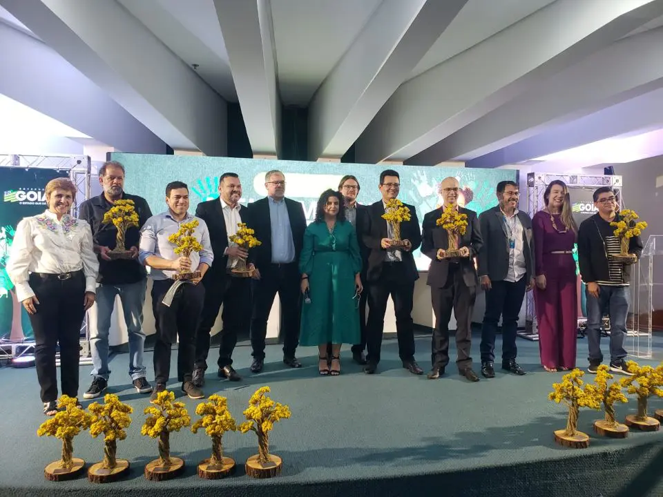 Evento de lançamento do projeto de usina solar em hospitais de Goiás