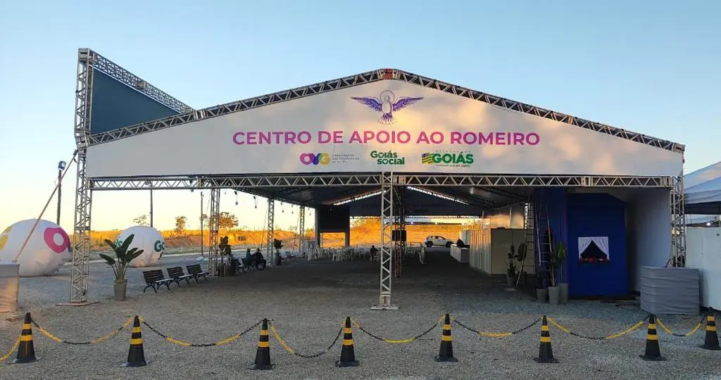 Centro de Apoio da OVG na Romaria de Muquém