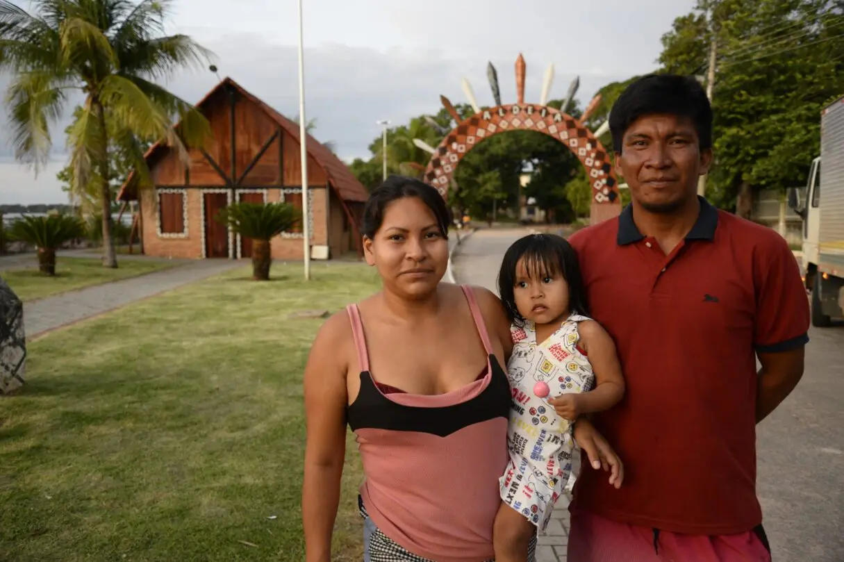 Família indígena_população indígena de goiás apresenta crescimento