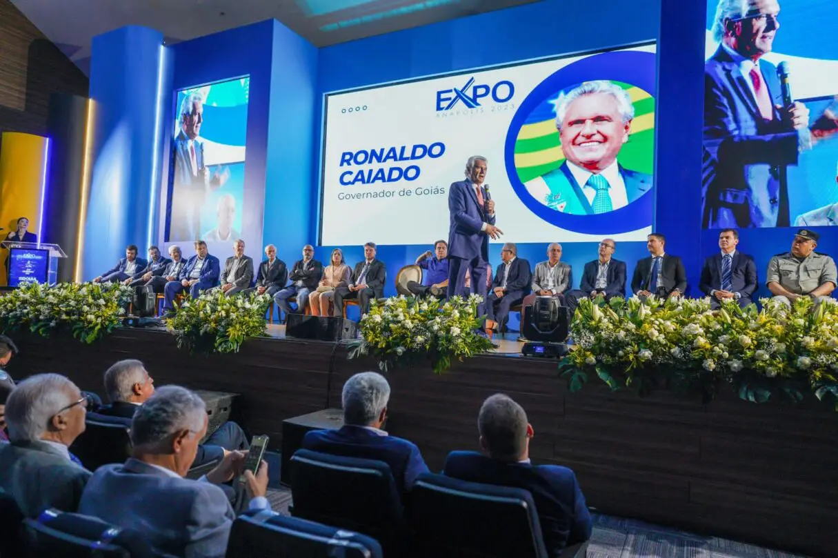 Caiado participa da abertura da Expo Anápolis 2023