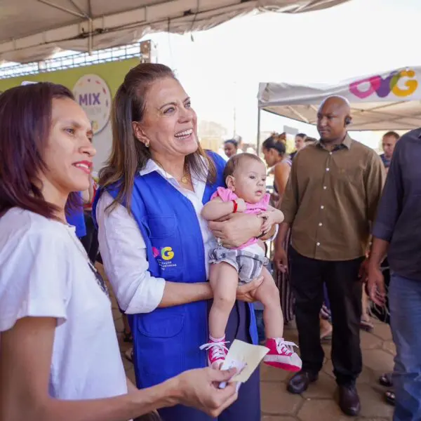 Gracinha Caiado durante evento em Catalão