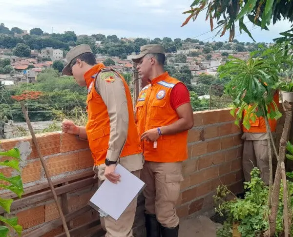 Defesa Civil monitora áreas de risco em Goiânia