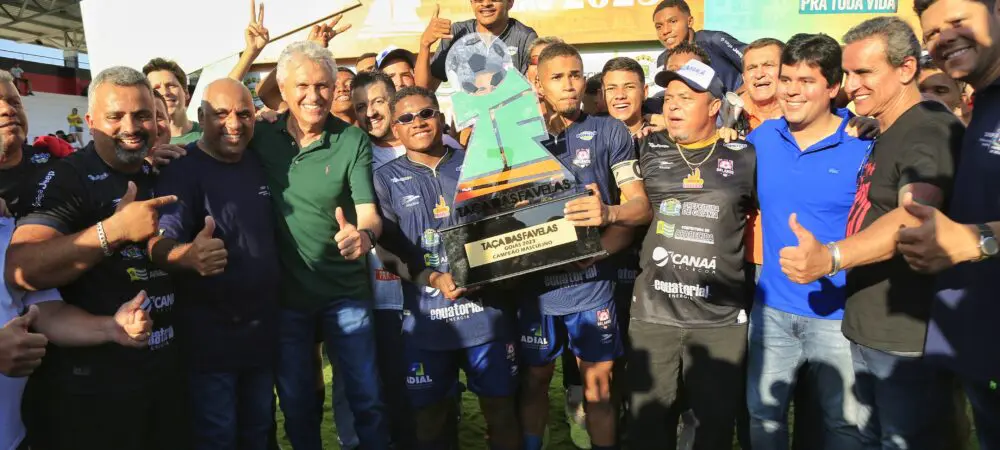 Caiado na final das Taça das Favelas 