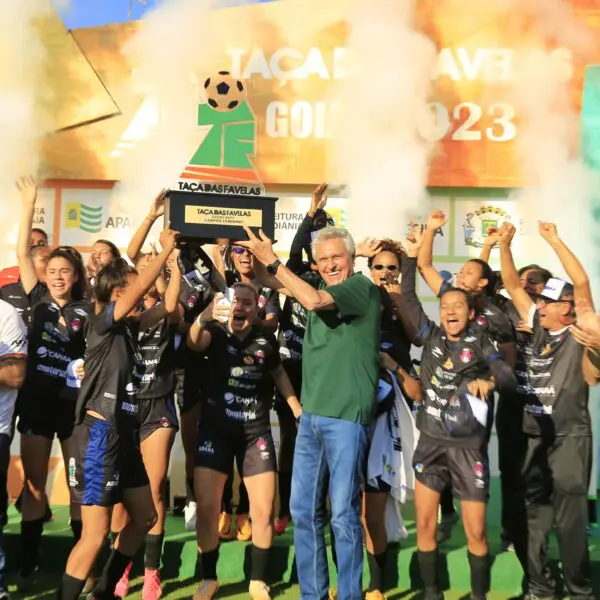 Ronaldo Caiado na final da Taça das Favelas Goiás