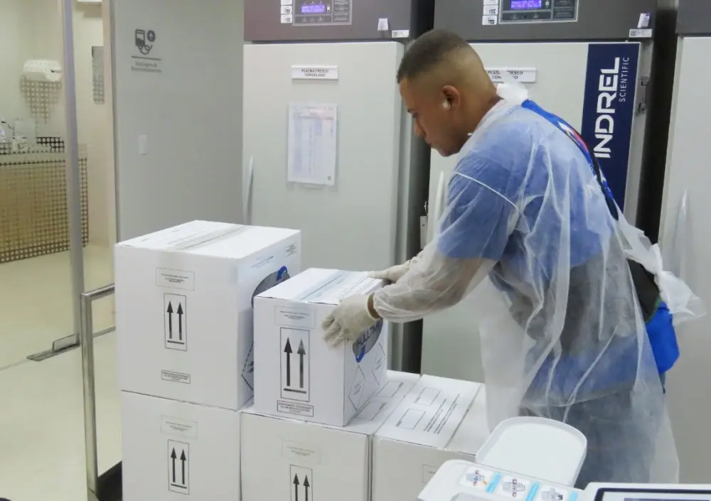 Rede Hemo envia mais de 500 bolsas de sangue para Hemocentro de Roraima