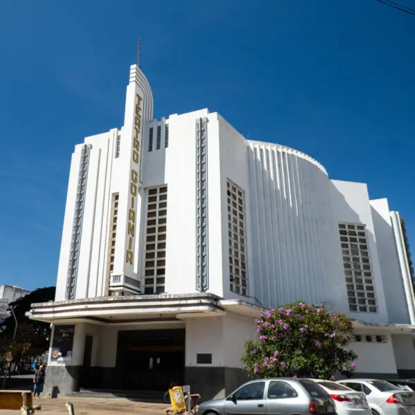 Fachada do Teatro Goiânia_teatro recebe Nilton Pinto e Tom Carvalho