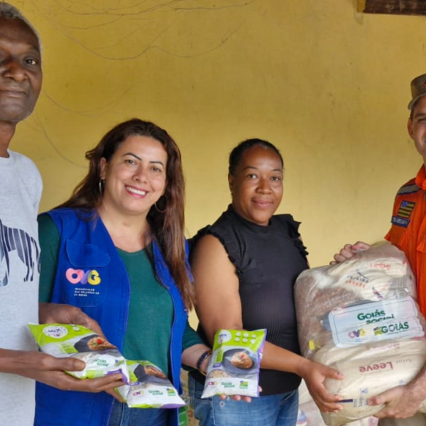 Equipe da Operação Goiás Alerta e Solidário