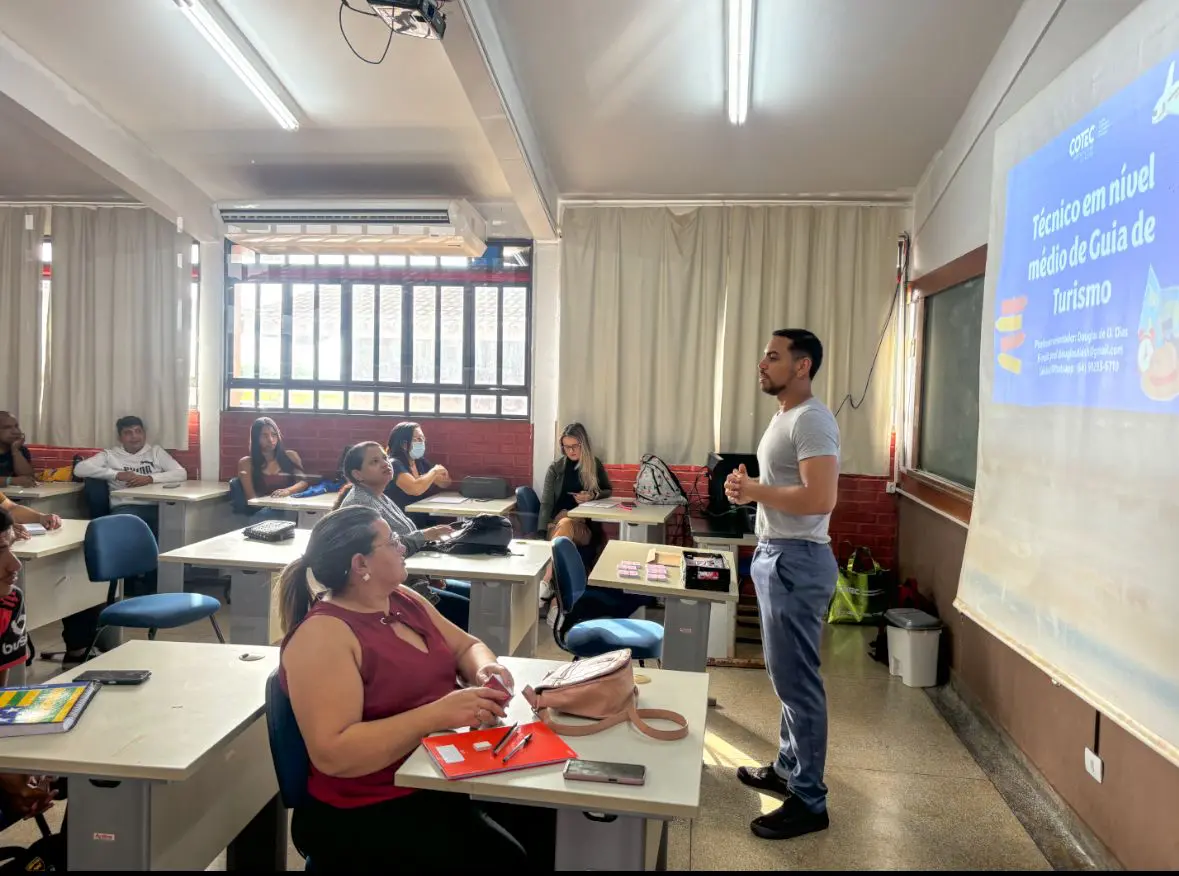 Sala de aula do curso de guias em Formosa_Retomada