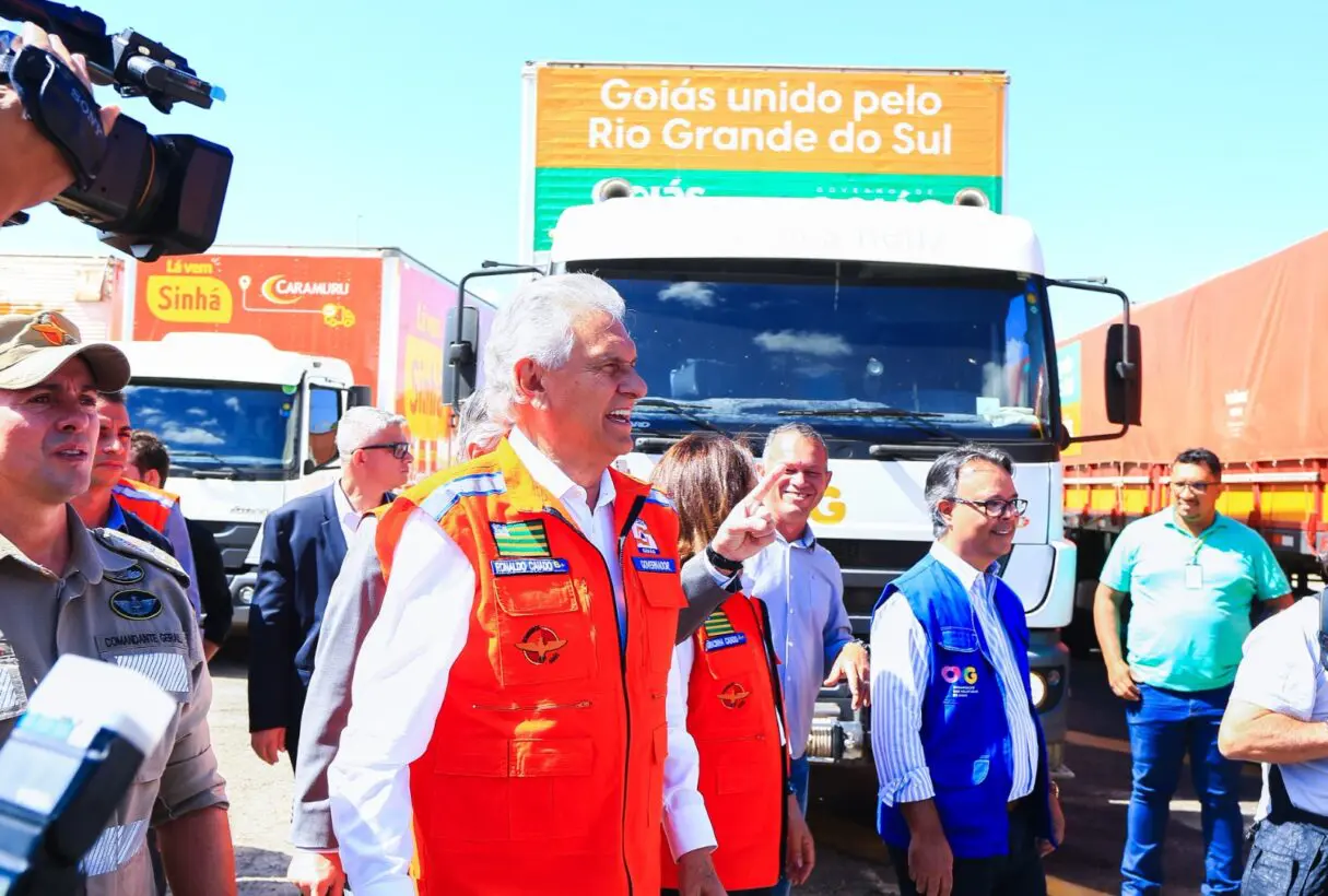 Goiás envia 200 toneladas de donativos ao Rio Grande do Sul