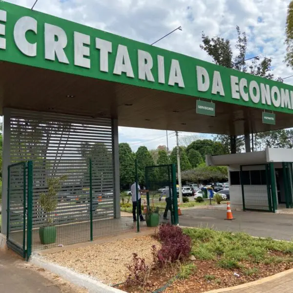 Fachada da secretaria da Economia