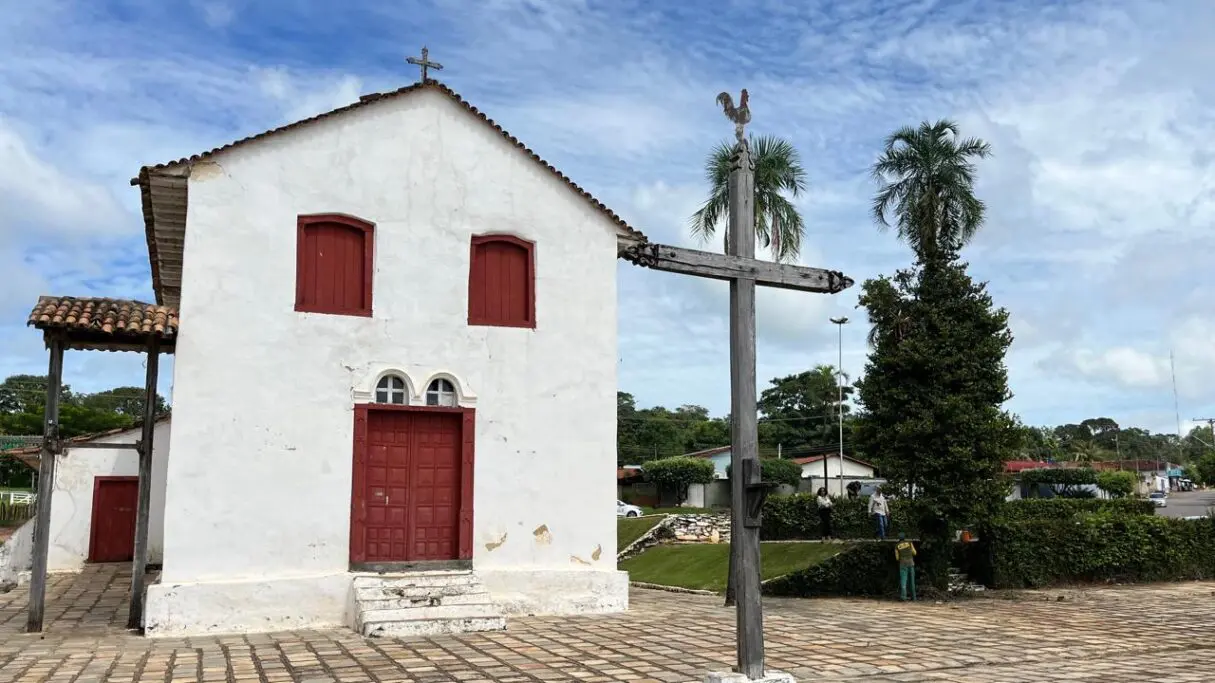 Em Jaraguá, Igreja N. Sra. do Rosário começa a ser restaurada