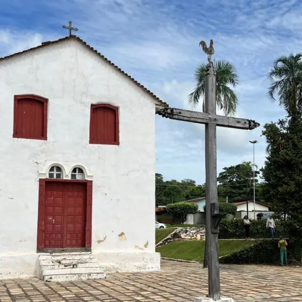 Em Jaraguá, Igreja N. Sra. do Rosário começa a ser restaurada