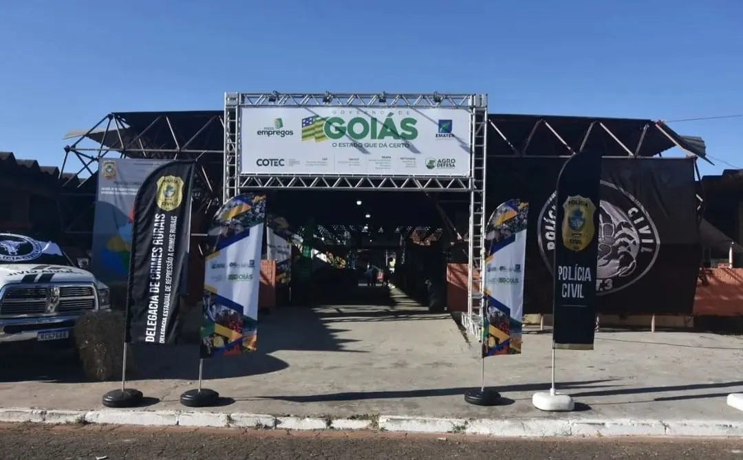 Estande da Agrodefesa na 77ª Exposição Agropecuária do Estado de Goiás