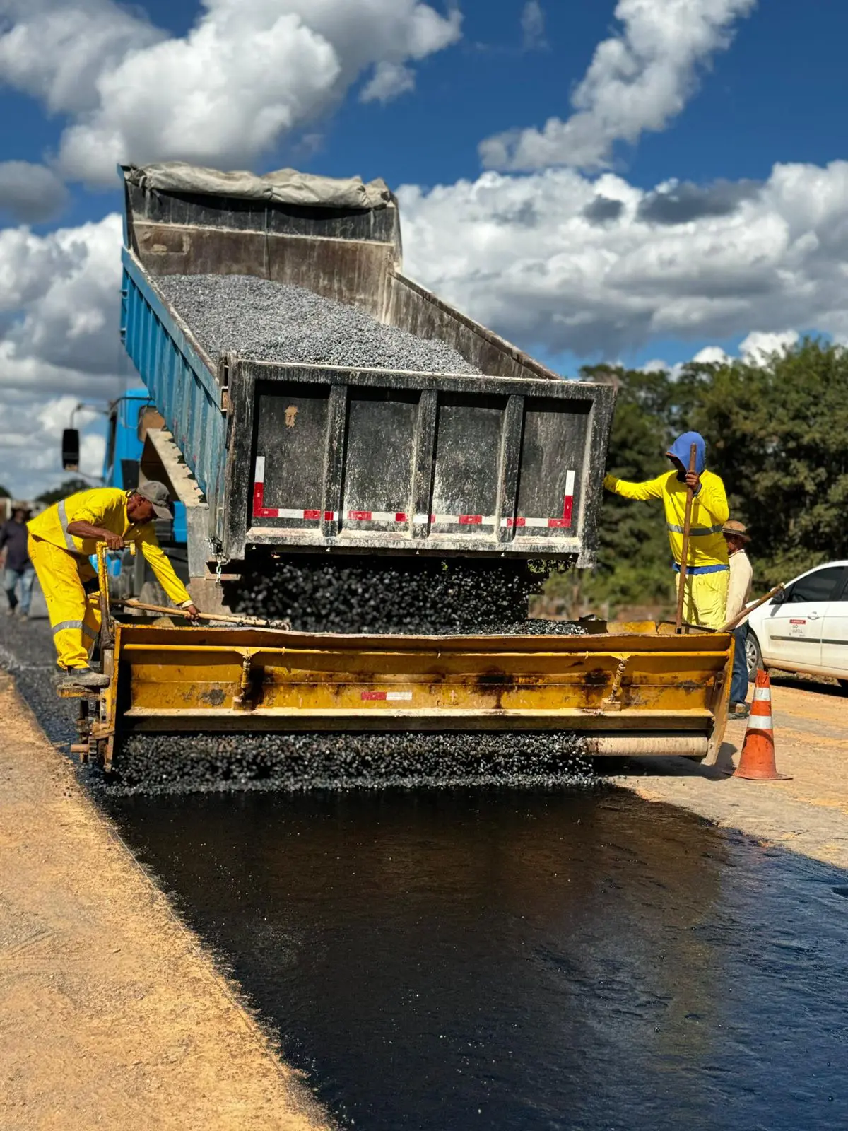 Revitalização da GO-108 chega a 77% de execução