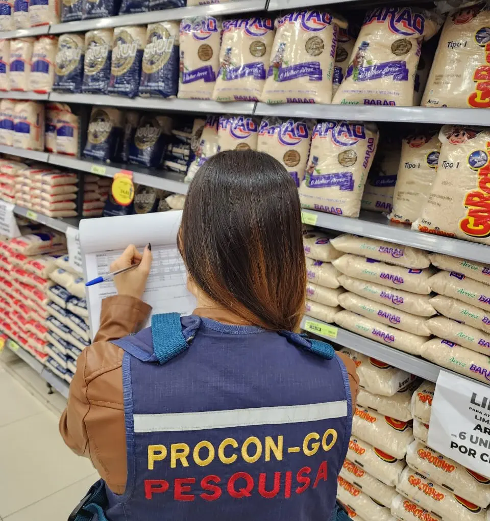 Procon aponta variação de até 27% no preço do arroz