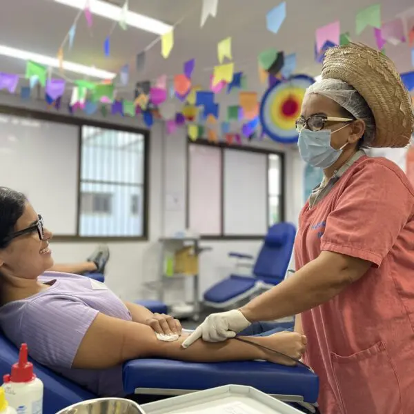 Banco de Sangue do Hugol celebra Dia do Doador com Arraiá Solidário