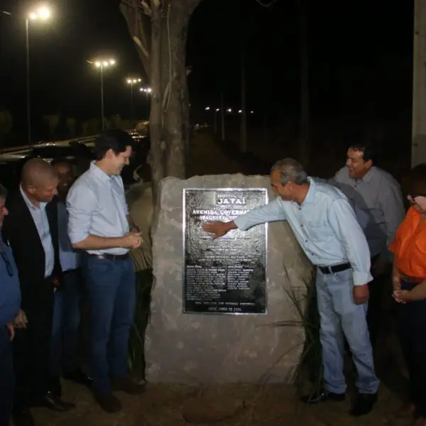 Vice-governador e prefeito de Jataí inauguram duplicação de via que homenageia Maguito Vilela