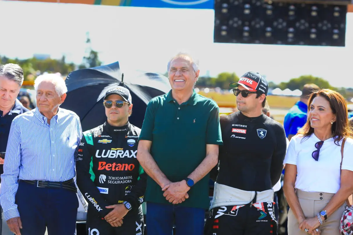 Caiado participa do aniversário de 50 anos do Autódromo Internacional de Goiânia