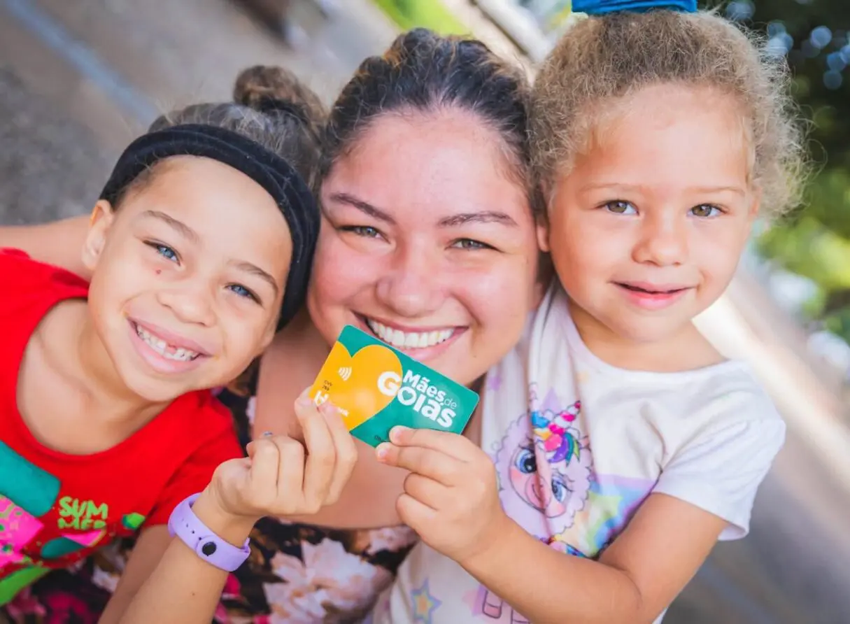 Família beneficiada pelo Goiás Social