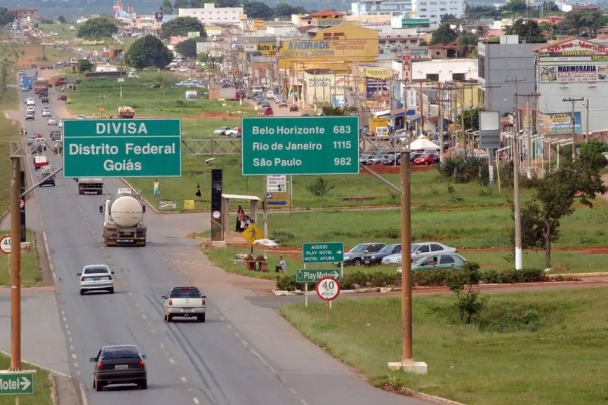 Região Metropolitana do Entorno do Distrito Federal - Divisa entre Goiás e DF