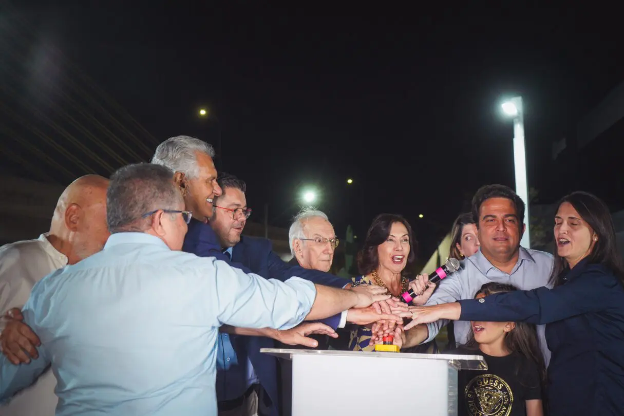 Caiado participa da inauguração do Centro Administrativo Adhemar Santillo, em Anápolis