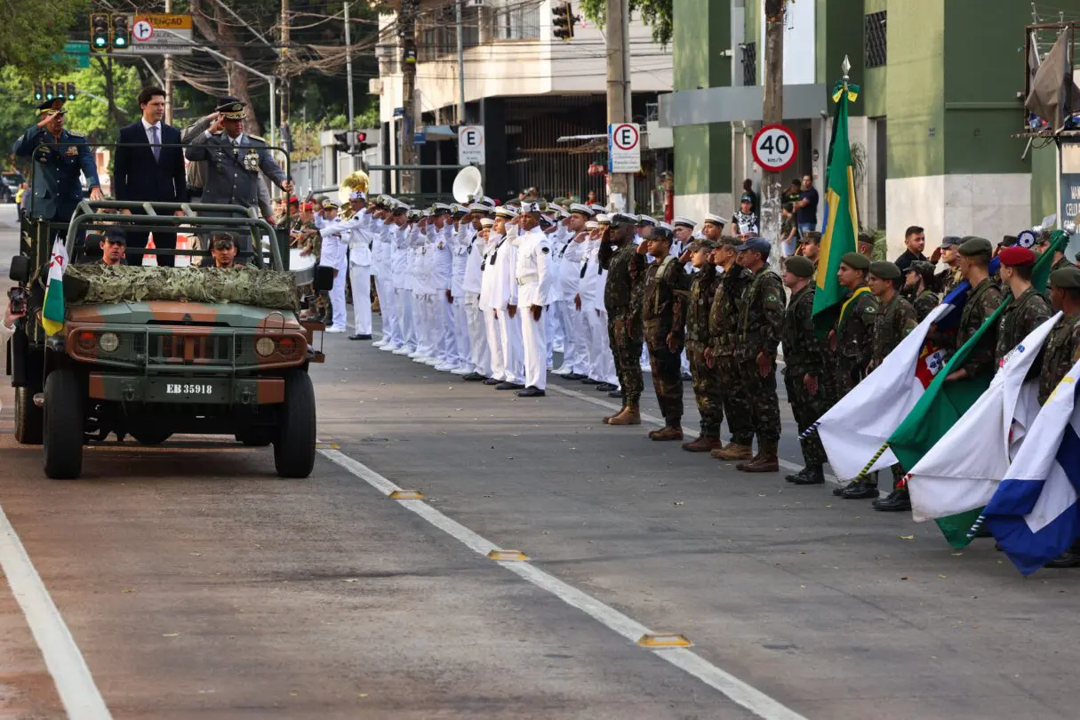 Daniel Vilela no desfile do Dia da Independência